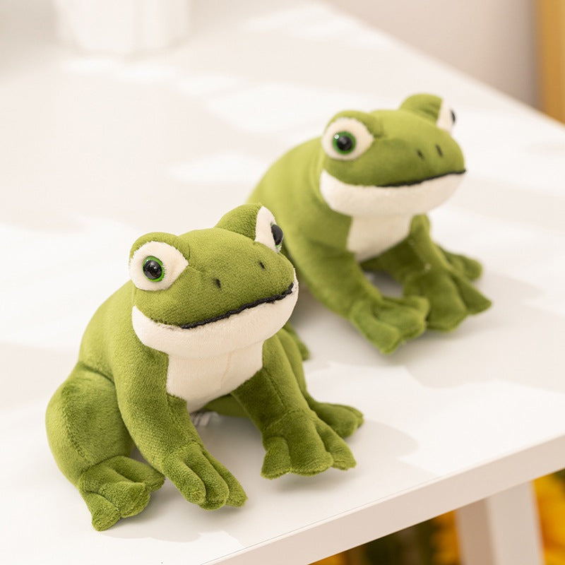 Frog plush toy children's soothing sleeping doll
