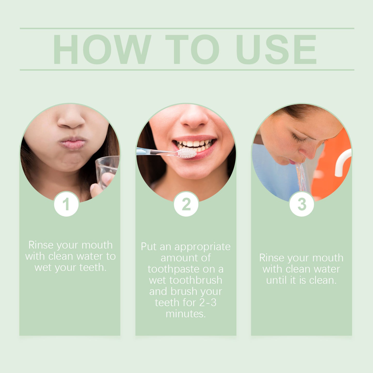 Oralhoe Mint Sparkling Toothpaste, Gently Cleans Stains Fresh Breath Mint Refreshing Toothpaste
