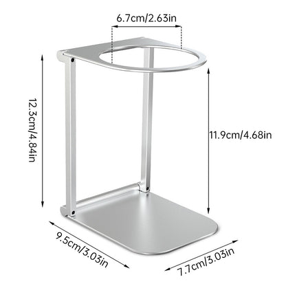Foldable Aluminum Alloy Coffee Stand - Portable Drip Holder for Espresso & Pour-Over, Perfect for Camping & Travel