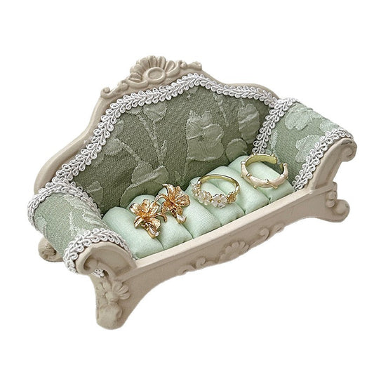 Resin jewelry rack sofa doll display stand jewelry display stand earring storage rack ﻿