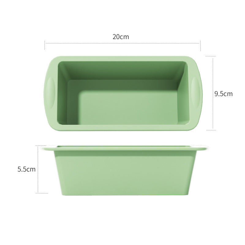 Silicone baking molds (rectangle/mini loaf/bread toast)，Non-stick, easy release，Kitchen/pastry tool