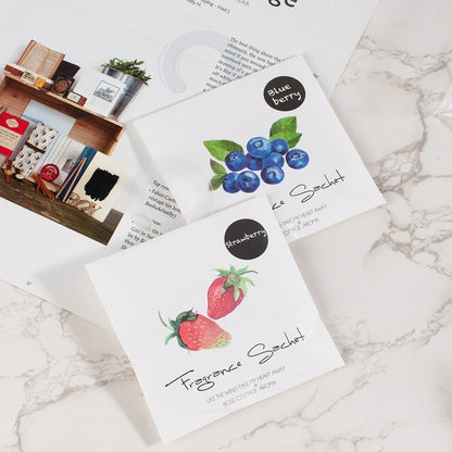 Paper Bag Fruit Scented Sachet for Dormitory Home Deodorization, Wardrobe Shoe Clothing Box Odor Removal and Fragrance Dispersion