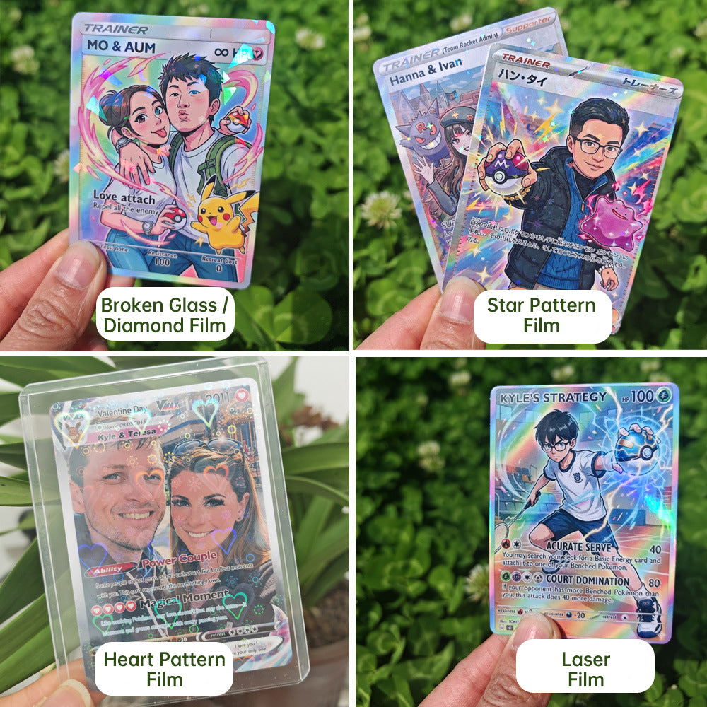 PTCG Custom Holo Card Anime Cartoon Comic