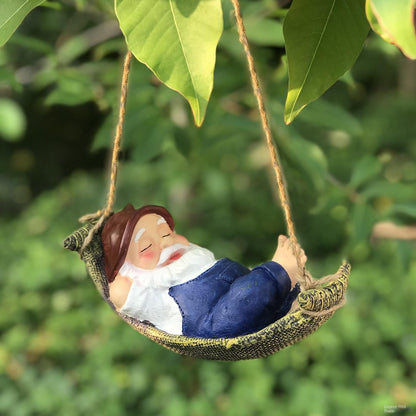 Outdoor Garden Santa Claus Decoration Garden Animal Ornament Resin Craft Dog Frog Hanging Decor