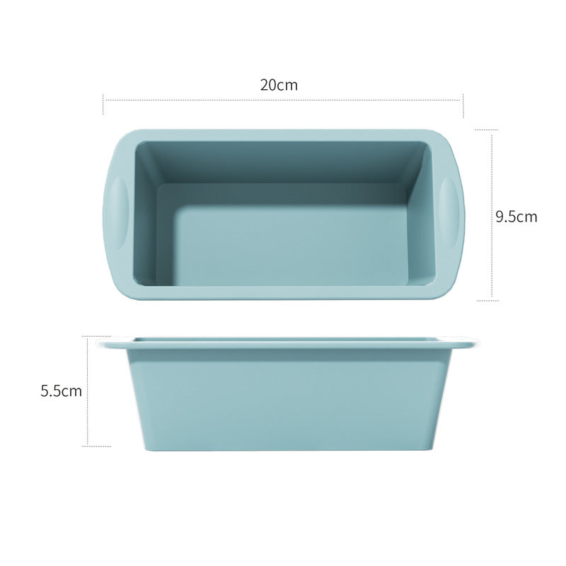 Silicone baking molds (rectangle/mini loaf/bread toast)，Non-stick, easy release，Kitchen/pastry tool