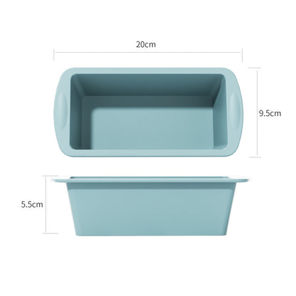 Silicone baking molds (rectangle/mini loaf/bread toast)，Non-stick, easy release，Kitchen/pastry tool