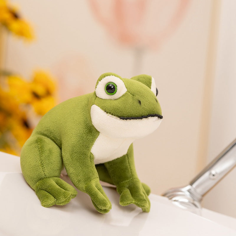 Frog plush toy children's soothing sleeping doll