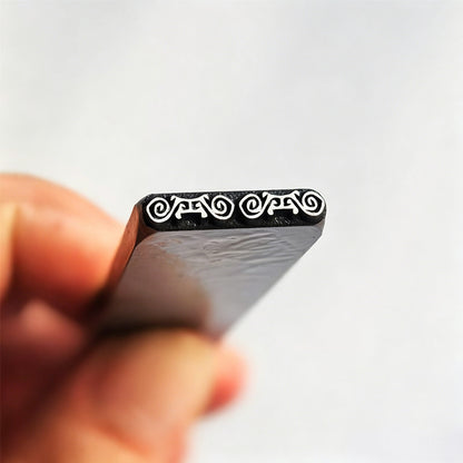 Delicate Lace Edge Metal Stamp | Jewelry Maker’s Hole Punch for Custom Ring & Bracelet Marking | Romantic Floral Texture Tool