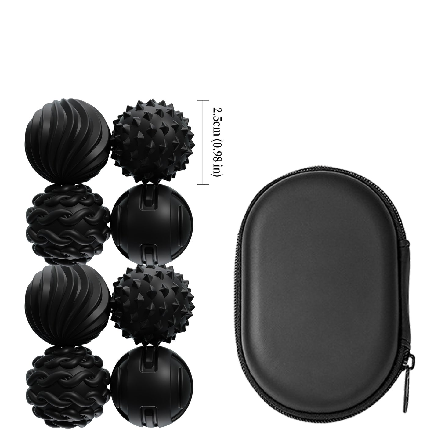 Silicone magnetic ball sensory ball puzzle toy