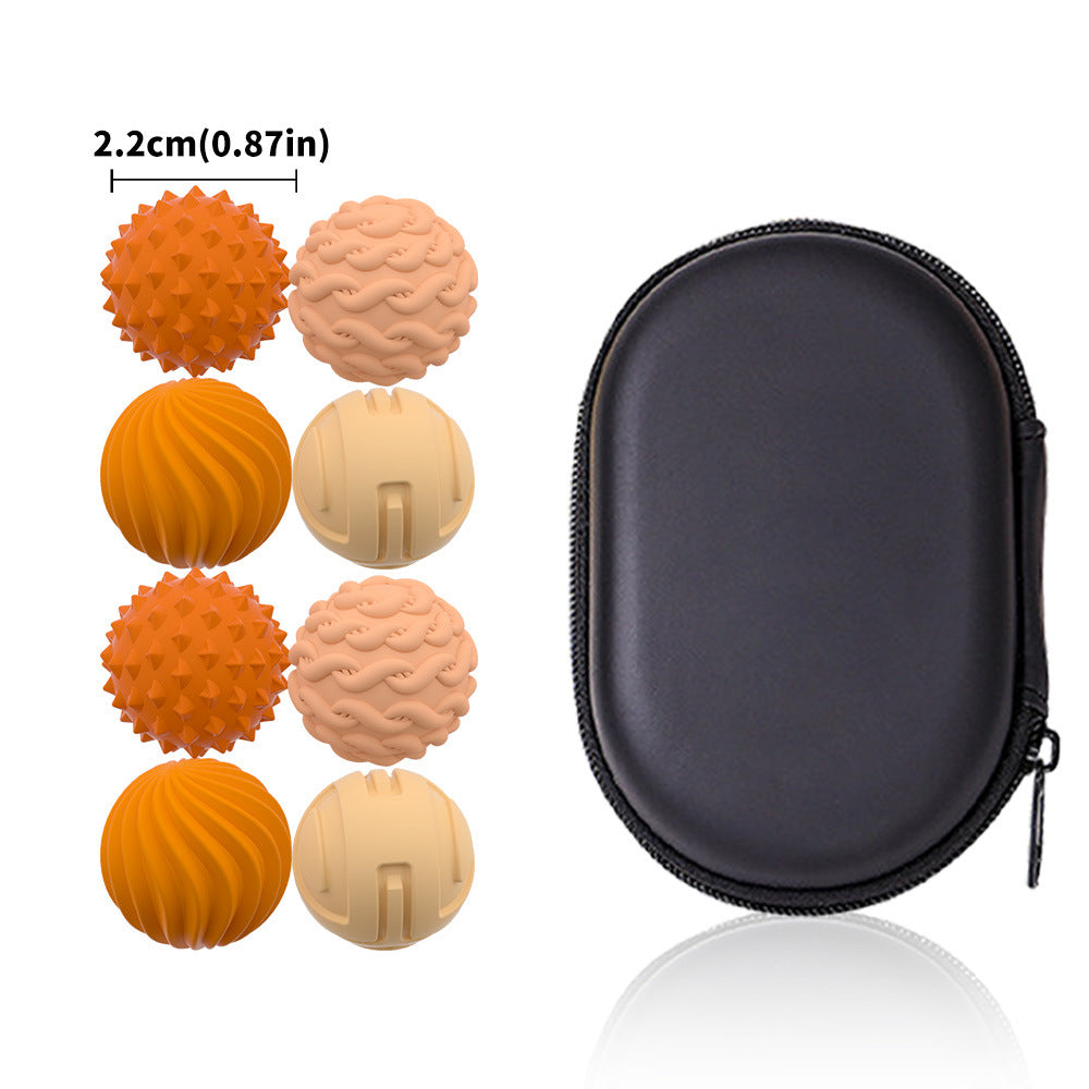 Silicone magnetic ball sensory ball puzzle toy