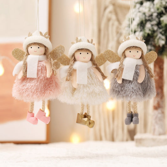 Christmas Angel Decorations, Christmas Tree Ornaments, Hanging Decorative Charms, Holiday Season Accessories