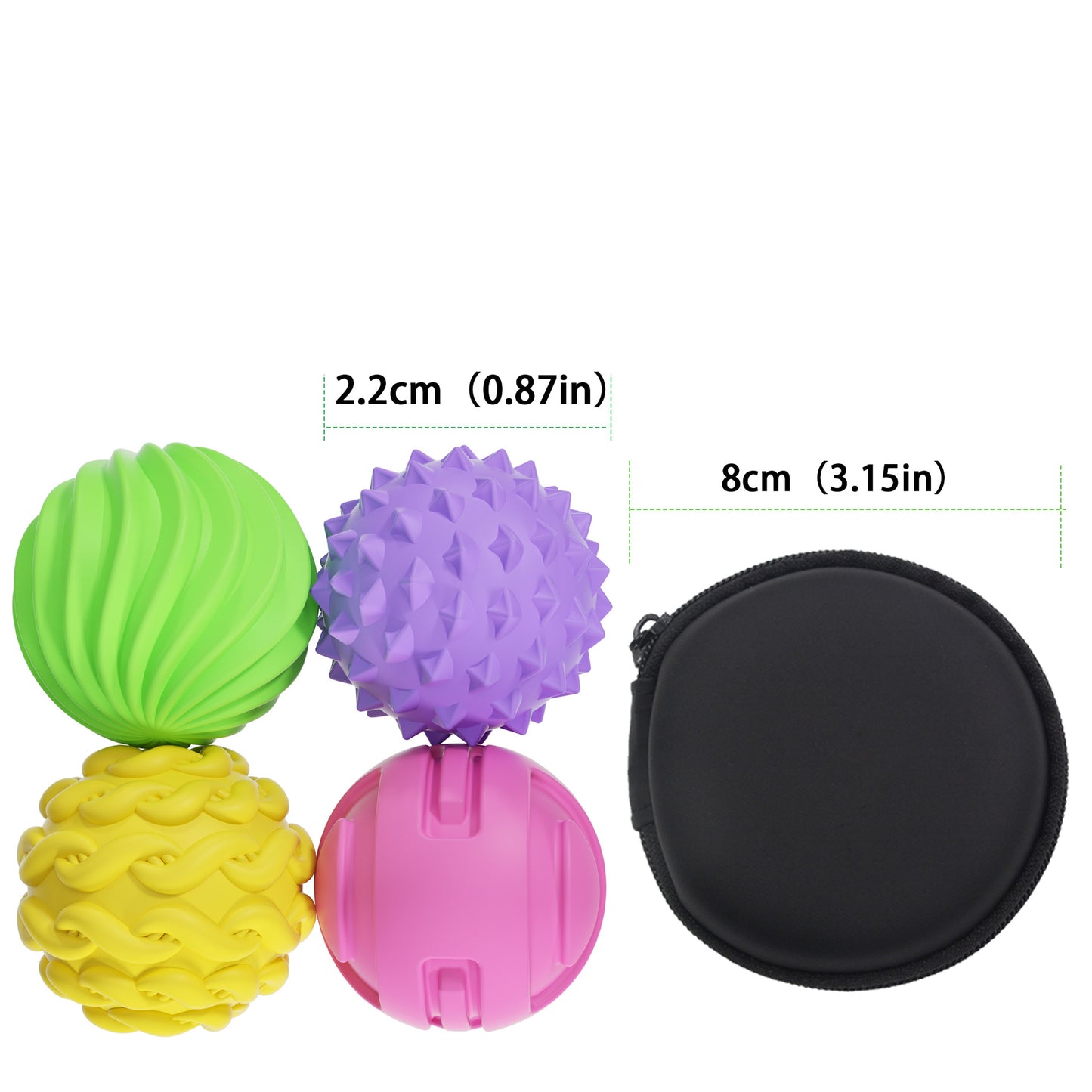 Silicone magnetic ball sensory ball puzzle toy