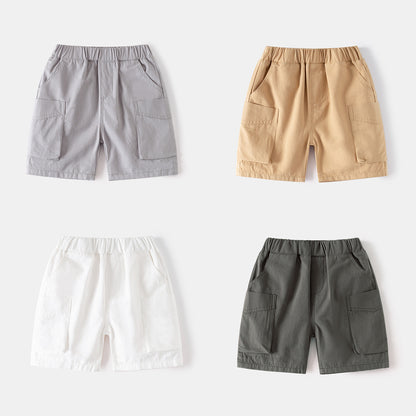 Boys' Mid-Length Pants for Kids Summer