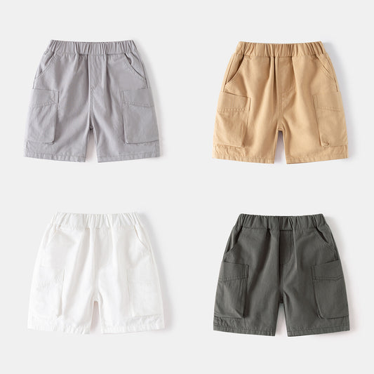 Boys' Mid-Length Pants for Kids Summer