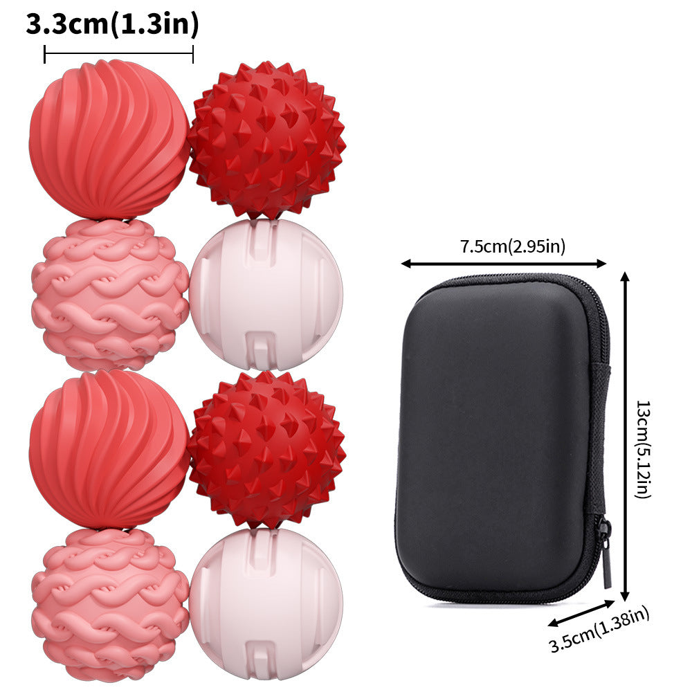 Silicone magnetic ball sensory ball puzzle toy