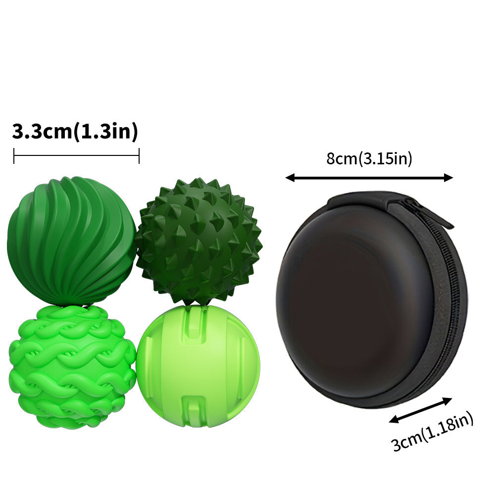 Silicone magnetic ball sensory ball puzzle toy
