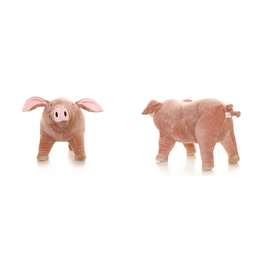Cute Realistic Pig Plush Toy Pig Doll Stuffed Animal Sleeping Comfort Doll