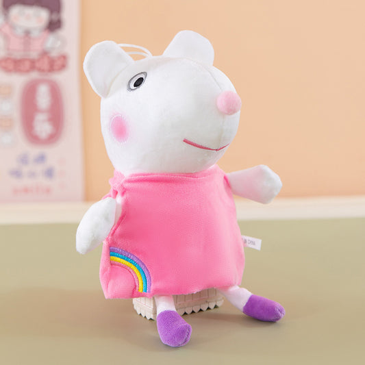 Cute Pig Friends Plush Toy Dinosaur Teddy Bear Cartoon George Pig Doll Gift for Girls