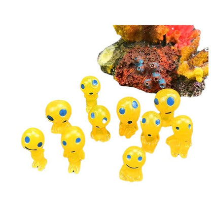 Glow Alien Plush Toy Tree Sprite Creative Miniature Landscape Fluorescent Ghost Princess Fluorescent Stone Nightlight Decor