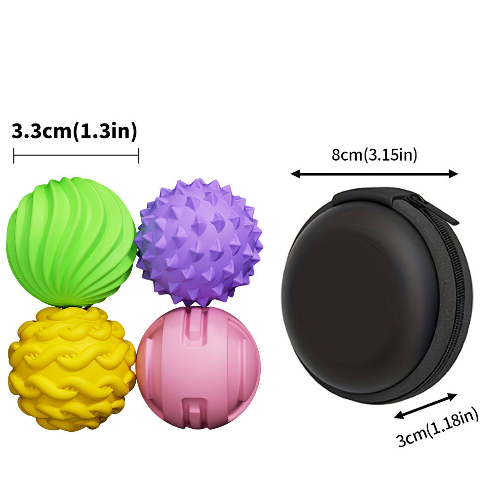 Silicone magnetic ball sensory ball puzzle toy