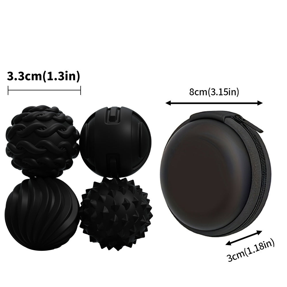 Silicone magnetic ball sensory ball puzzle toy