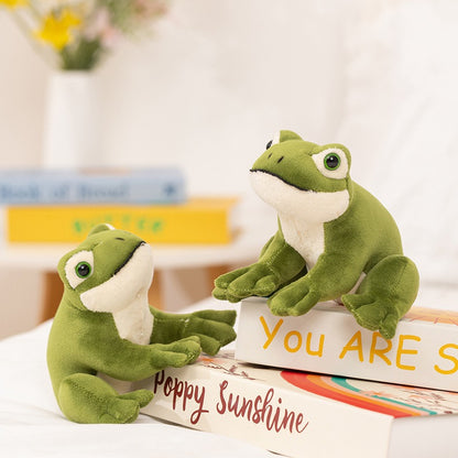 Frog plush toy children's soothing sleeping doll