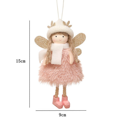 Christmas Angel Decorations, Christmas Tree Ornaments, Hanging Decorative Charms, Holiday Season Accessories