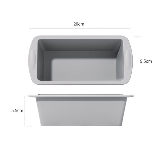 Silicone baking molds (rectangle/mini loaf/bread toast)，Non-stick, easy release，Kitchen/pastry tool