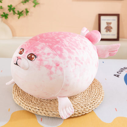 Simulated seal pillow cushion soft and fluffy seal cushion