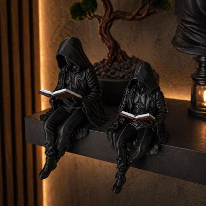 Cross-border New Ancient Chinese Scholar Cloak Reading Man Living Room Decoration Craft Ornament