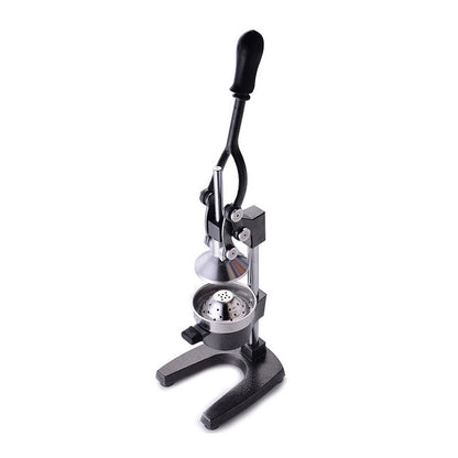 Cast Iron Citrus Juicer: extra-large commercial manual press, heavy duty countertop squeezer for fresh orange juice.