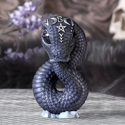 Halloween Witch Black Cat Resin Decoration Figurine Magical Mysterious Atmosphere Design Decorative Ornament