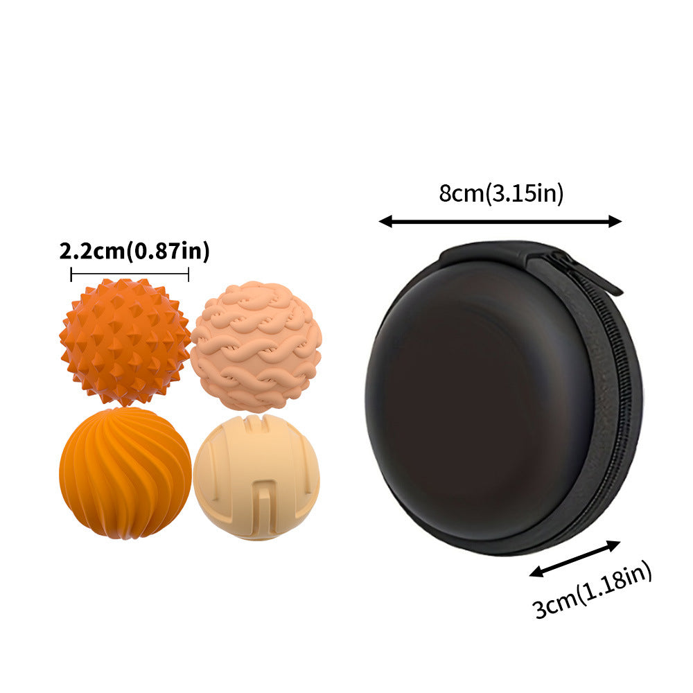 Silicone magnetic ball sensory ball puzzle toy