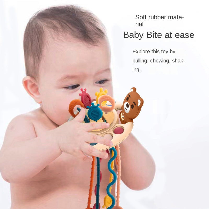 Fun Suction Cup Toy for Biting and Pressing, Finger Exercise, Early Education Sensory Integration Cognitive Developmental Educational Toy for Infants and Toddlers