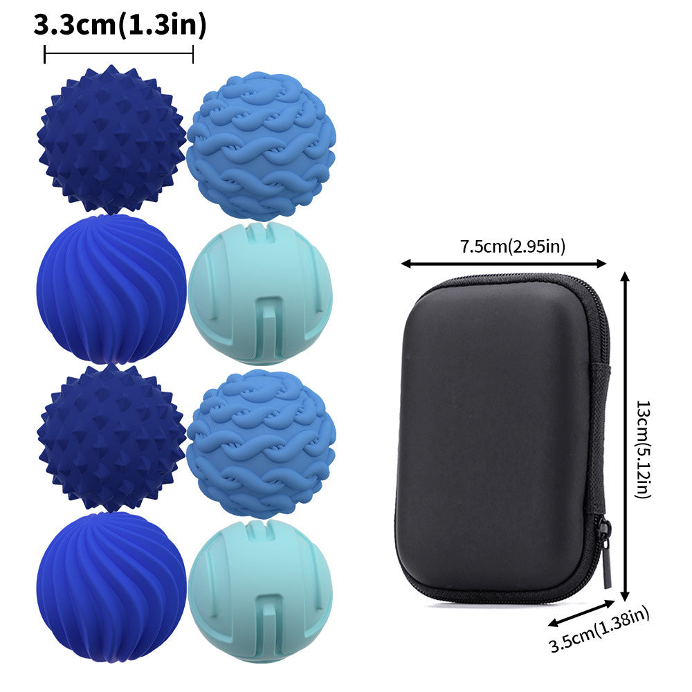 Silicone magnetic ball sensory ball puzzle toy