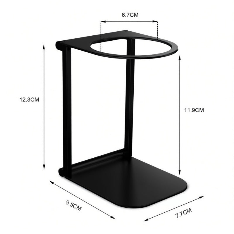 Foldable Aluminum Alloy Coffee Stand - Portable Drip Holder for Espresso & Pour-Over, Perfect for Camping & Travel