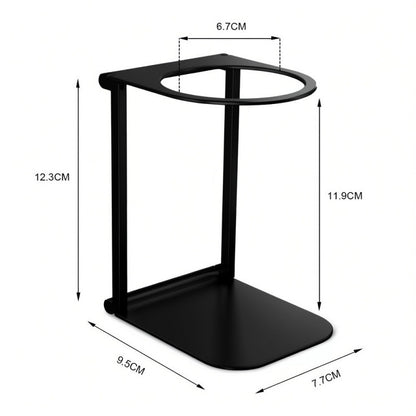 Foldable Aluminum Alloy Coffee Stand - Portable Drip Holder for Espresso & Pour-Over, Perfect for Camping & Travel
