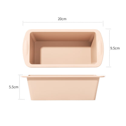 Silicone baking molds (rectangle/mini loaf/bread toast)，Non-stick, easy release，Kitchen/pastry tool