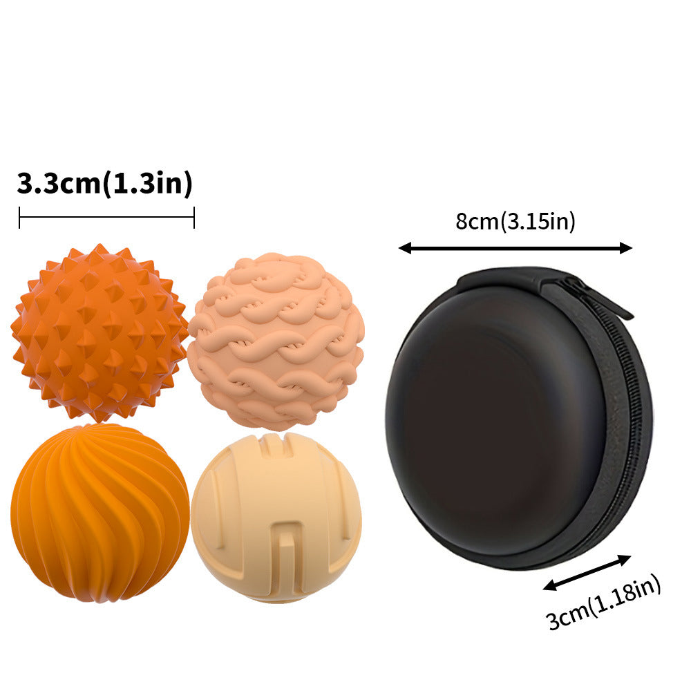 Silicone magnetic ball sensory ball puzzle toy
