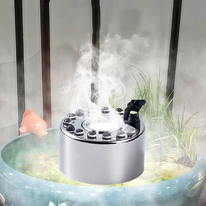 Small Ultrasonic Mist Maker Fogger – Automatic Pond Fog Machine for Garden, Pool, Fountain & Halloween Decor