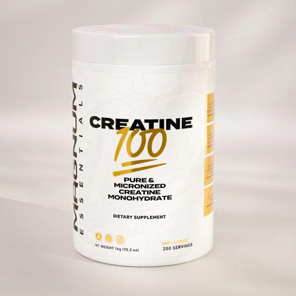 Magnum Creatine 100 Micronized Creatine Monohydrate 1kg | 200 Servings | Unflavored Strength & Recovery Formula