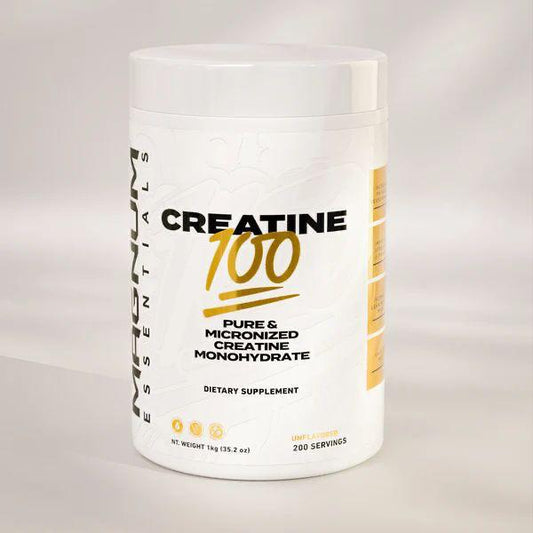 Magnum Creatine 100 Micronized Creatine Monohydrate 1kg | 200 Servings | Unflavored Strength & Recovery Formula