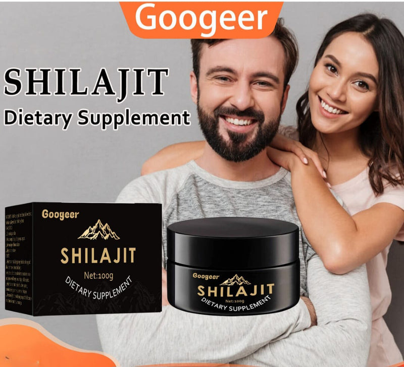Googeer Pure Himalayan Shilajit Resin 100g | Premium Natural Energy, Stamina & Vitality Supplement